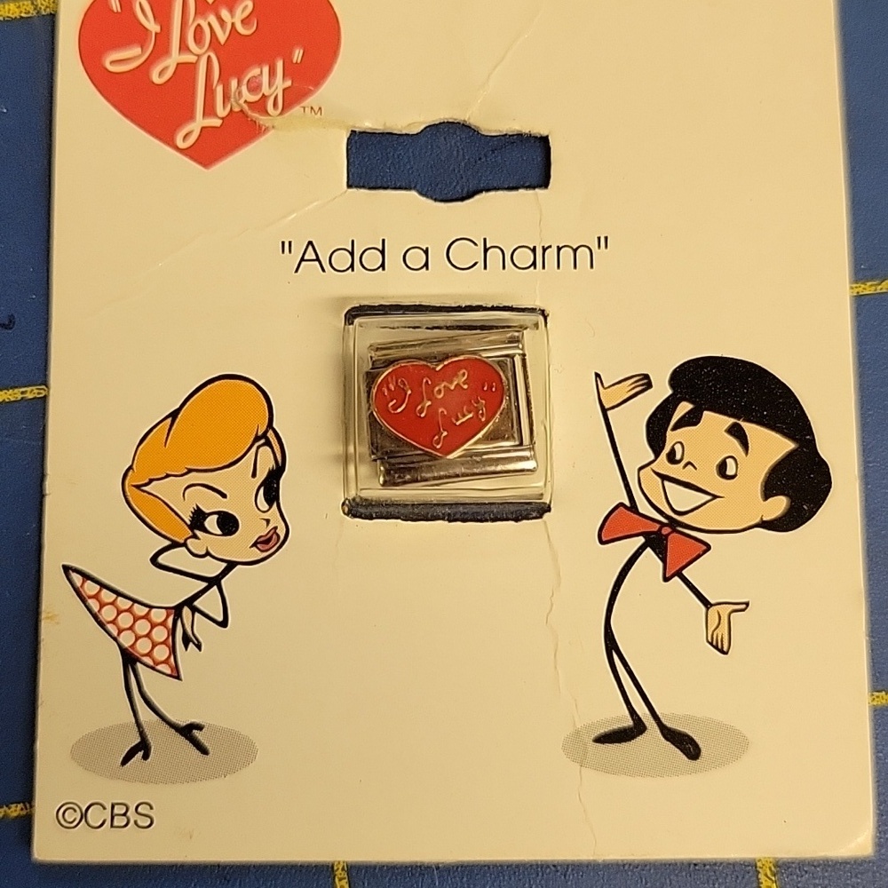 I Love Lucy Heart Add A Charm for a  Bracelet